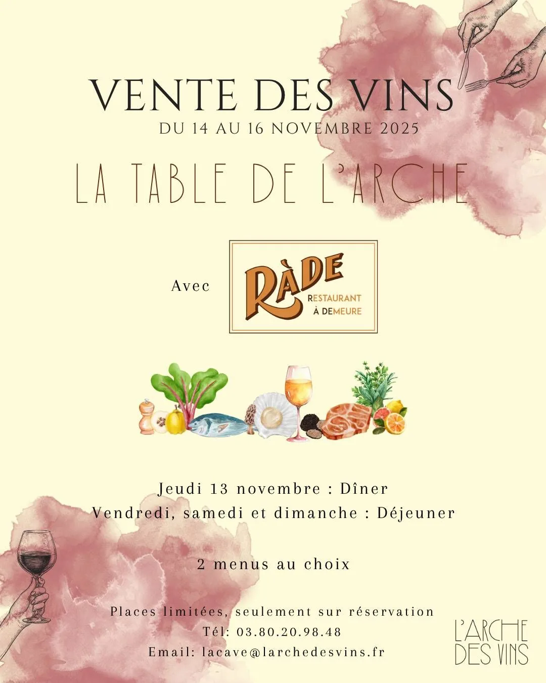 La Table de l'Arche:2025 年葡萄酒拍卖会