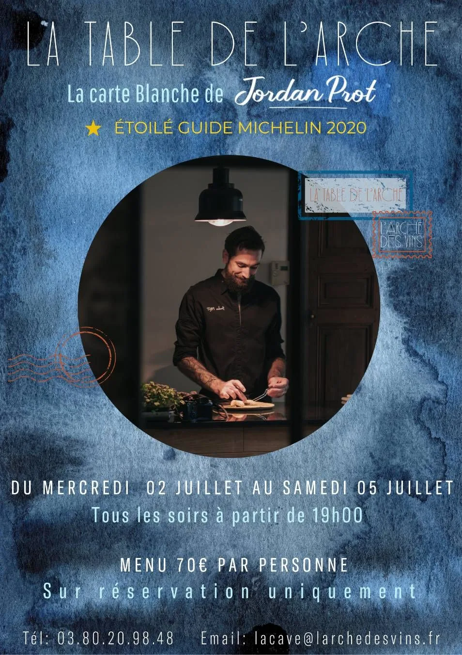 La Table de l'Arche - 主厨 Jordan Prot