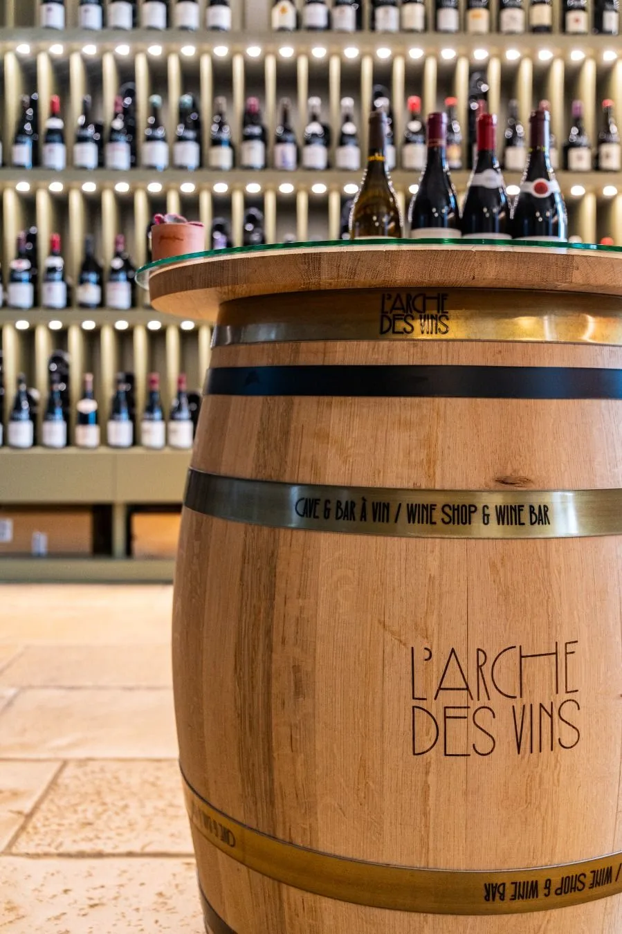 Beaune の中心にあるワインショップ