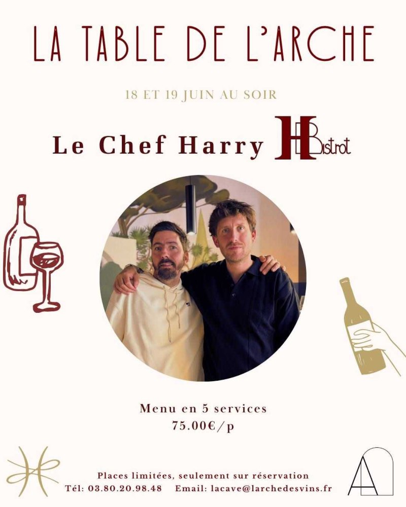 La Table de L'Arche & シェフ Harry
